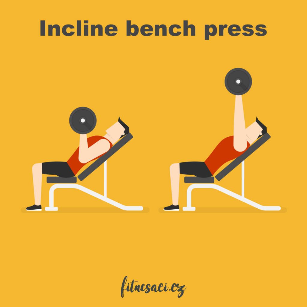 Incline bench press 10 výhod + (video návod) Fitnesaci.cz
